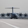 Türk Hava Kuvvetleri bağlısı A400M askeri nakliye uçağı.